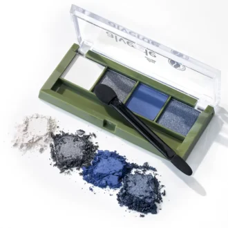 Alverde Eyeshadow Palette Quattro Denim Blue 99 - Detail