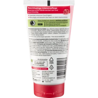 alverde hand cream ingredients mineral oil free silicone free formula