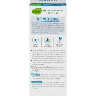 Alverde Hydro Face Cream Gel, 50ml - Detail