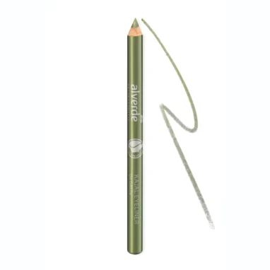 Alverde Kajal 04 Green – creamy texture close-up highlighting natural oils