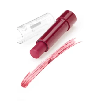 Alverde Lip Balm Cherry – creamy lip texture close-up with oils