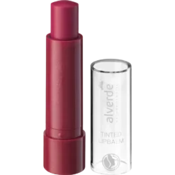 Alverde Cherry Tinted Lip Balm – 4.6 g – nourishing colored care