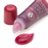 Alverde Juicy Lips Pomegranate – close-up of glossy texture with pomegranate oil sheen