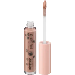 Alverde Lipgloss Nude Sensation 20 – 5 ml – subtle nude gloss with natural oils