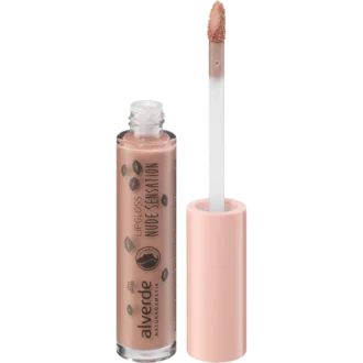Alverde Lipgloss Nude Sensation 20 – 5 ml – subtle nude gloss with natural oils
