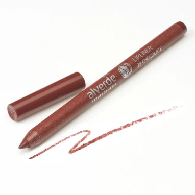 Alverde Lipliner 29 Chocolate – close-up of creamy texture