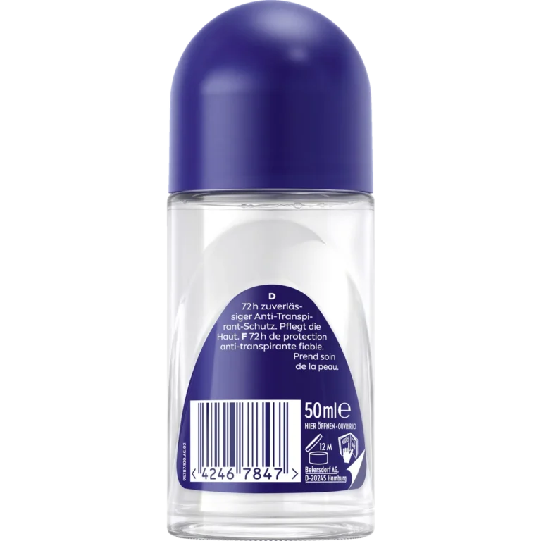 NIVEA MEN Fresh Sensation Roll-On back packaging and ingredients