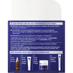 NIVEA Q10 Night Cream packaging back