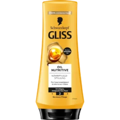 Schwarzkopf Gliss Oil Nutritive Conditioner 200 ml Bottle