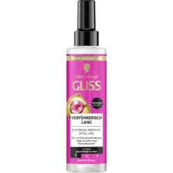Gliss Seductively Long Express Repair Spray Conditioner 200 ml flowing long hair