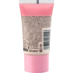 Alverde Face Primer Mineral, 30 ml alverde Mineral Face Primer back label showing ingredients