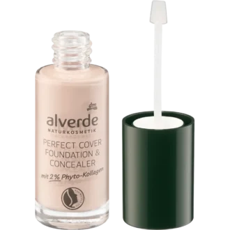 alverde NATURKOSMETIK Foundation & Concealer 05 Porcelain front view