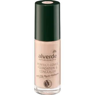 alverde NATURKOSMETIK Foundation & Concealer 10 Vanilla front view