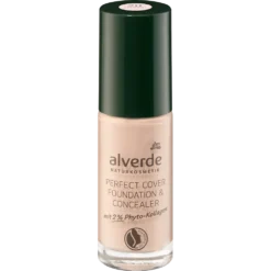 alverde NATURKOSMETIK Foundation & Concealer 20 Almond front view