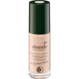 alverde NATURKOSMETIK Foundation & Concealer 20 Almond front view