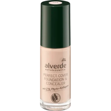 alverde NATURKOSMETIK Foundation & Concealer 20 Almond front view