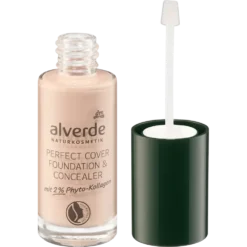 alverde NATURKOSMETIK Foundation & Concealer 20 Almond front view