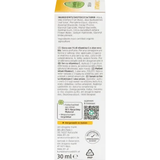 alverde Vitamin C Serum Ingredients