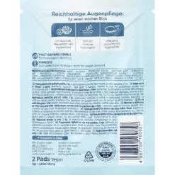 Balea Eye Pads Hydrogel Dolphin, 2 pc - Backside