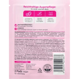 Balea Eye Pads Hydrogel Holo, 2 pc - Backside