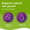 Priorin infographic showing Baicapil complex and pro-vitamin B5 to support natural hair growth
