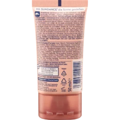 Sundance Tinted Sun Fluid SPF 50+, 50 ml Sundance Tinted Sun Fluid SPF 50+, 50 ml - Backside