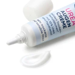 Balea Urea Eye Cream, 50ml Balea Urea Eye Cream creamy texture close-up