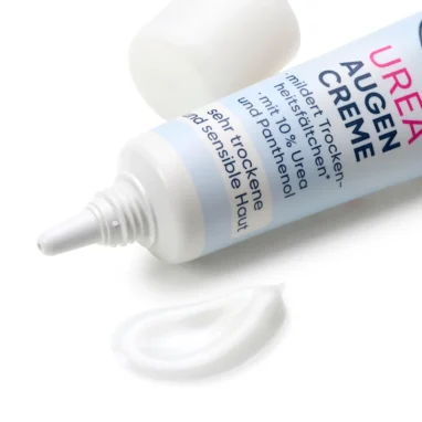 Balea Urea Eye Cream creamy texture close-up