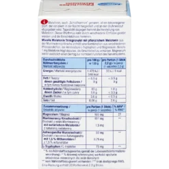 Mivolis Herbal Melatonin Drink Granules, 20pc - Backside