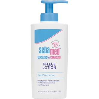 Sebamed Baby & Child Care Lotion front label baby skin care