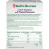 Bad Heilbrunner Sleep Complex Tea with 2-Phase Melatonin, 10 Sachets - Backside