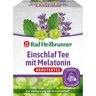 Bad Heilbrunner Sleep Tea with Melatonin, 12 Pyramid Bags
