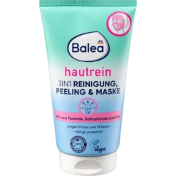 Balea Hautrein Purifying 3-in-1 Cleanser, Peel & Mask, 150 ml