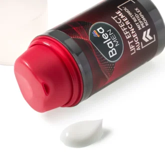 Balea MEN Lift Effect Eye Cream back label with ingredients and instructions