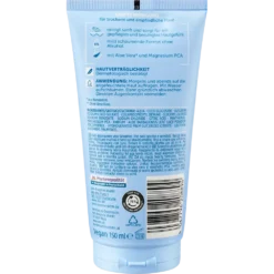 Balea Men Sensitive Wash Gel, 150 ml Balea MEN Wash gel Sensitive back label with ingredients and usage instructions