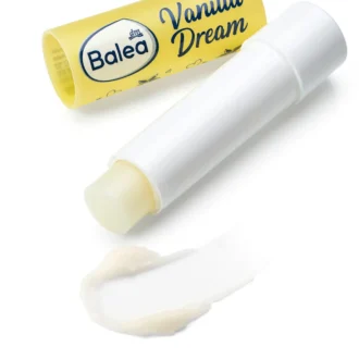 Balea Lip care Vanilla Dream creamy vanilla balm texture close-up