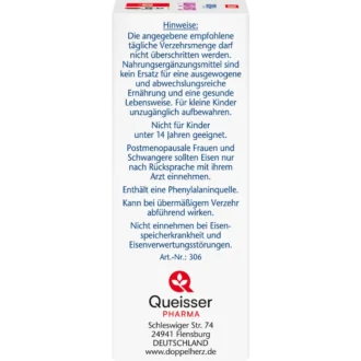 Doppelherz activ Iron-Femin DIRECT 20 sachets box side