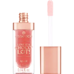 essence LOVE IT A CHOCO' LOT! lip oil, 4.3ml essence LOVE IT A CHOCO' LOT! lip oil