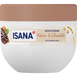 Isana Body Cream Shea & Cocoa, 500ml Front View
