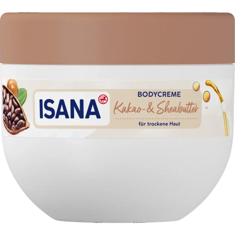 Isana Body Cream Shea & Cocoa, 500ml Front View