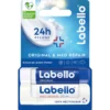 Labello Original & Med Repair lip balm set packaging with all-weather protection, 24h moisture and SPF 15