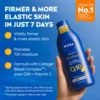 NIVEA Q10 Firming Body Milk 400 ml with firming and 72-hour moisture benefits