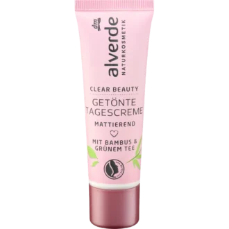 alverde NATURKOSMETIK Tinted Day Cream Clear Beauty front packaging