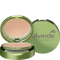Alverde Compact Make-Up 015 Soft-Beige, 9 g