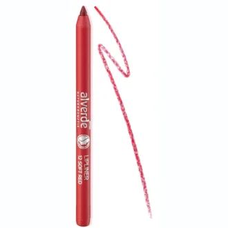 Alverde Lipliner 12 Soft Red – close-up of creamy texture