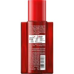 Alpecin Double-Effect Shampoo, 200ml Back view of Alpecin Double Effect Caffeine Shampoo showing directions, ingredients and dual-action formula