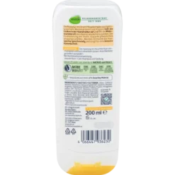 Alverde Conditioner Nutri Care, 200 ml alverde Nutri Care Conditioner ingredients and usage back label