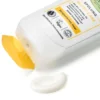 Creamy texture of alverde Nutri Care Conditioner for damaged hair