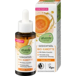 Alverde Organic Carrot Face Oil, 30ml - Front