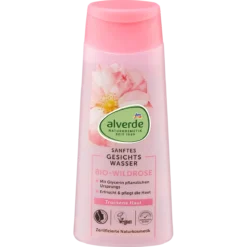 Alverde Wildrose Toner facial toner bottle front